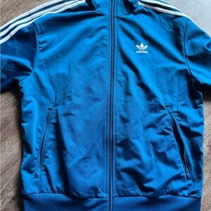 Adidas Men's Blue Track Jacket Large. Never worn